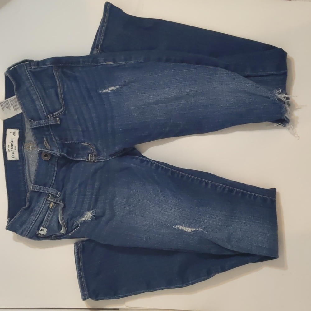 Abercrombie distressed skinny jeans